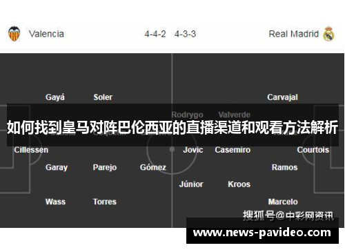 如何找到皇马对阵巴伦西亚的直播渠道和观看方法解析